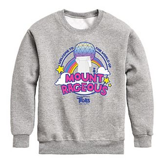 Boys 8-20 DreamWorks Trolls Movie World Of Mount Rageous Fleece Sweatshirt
