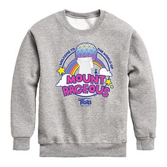 Boys 8-20 DreamWorks Trolls Movie World Of Mount Rageous Fleece Sweatshirt