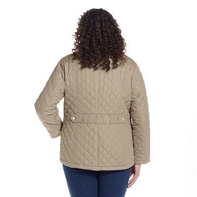 Plus Size Weathercast Modern Quilted Barn Jacket