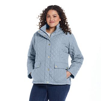 Plus Size Weathercast Modern Quilted Barn Jacket