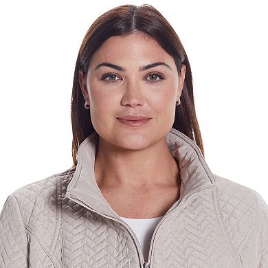 Plus Size Weathercast Quilted Jacket