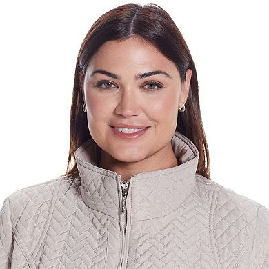 Plus Size Weathercast Quilted Jacket