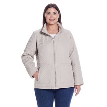Plus Size Weathercast Quilted Jacket