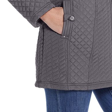 Women's Weathercast Hooded Lightweight Quilted Walker Jacket
