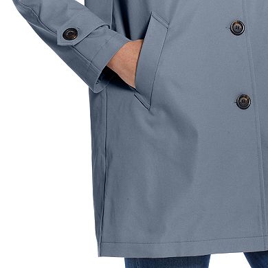 Women's Weathercast Lightweight Button Front Hooded Topper Jacket