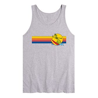 Men's Dr. Seuss The Grinch Surf Retro Graphic Tank Top