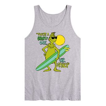 Men's Dr. Seuss The Grinch You're A Gnarly One Graphic Tank Top