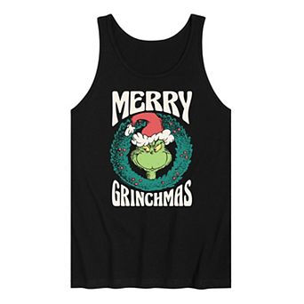 Men's Dr. Seuss The Grinch Merry Grinchmas Graphic Tank Top