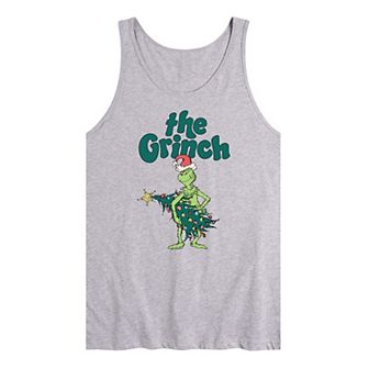 Men's Dr. Seuss The Grinch Tree Graphic Tank Top