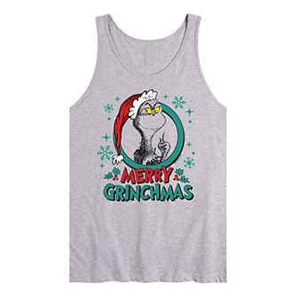 Men's Dr. Seuss The Grinch Merry Grinchmas Graphic Tank Top