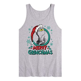 Men's Dr. Seuss The Grinch Merry Grinchmas Graphic Tank Top