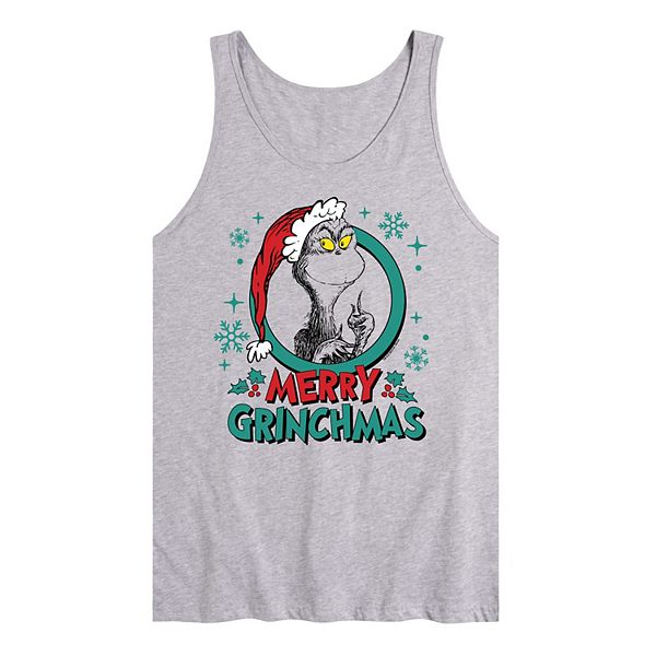 Men's Dr. Seuss The Grinch Merry Grinchmas Graphic Tank Top