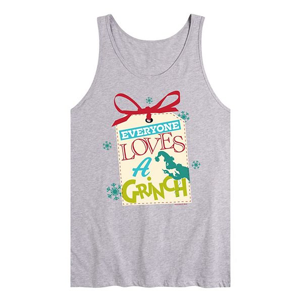 Men's Dr. Seuss The Grinch Everyone Loves A Grinch Graphic Tank Top