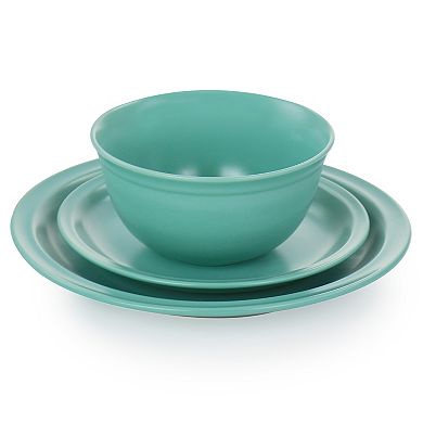 Gibson Home 16 Piece Siam Stoneware Dinnerware Set