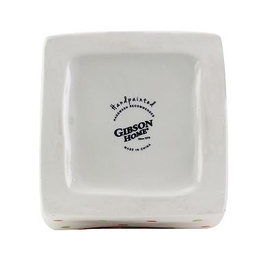 Gibson Home Christmas Estate 7.5 Inch Gift Box Holiday Cookie Jar