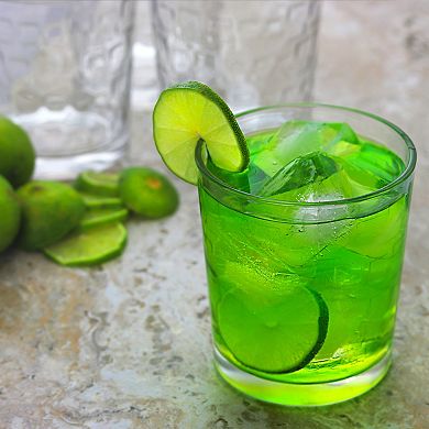 Gibson Home Great Foundations 4-Piece 13 Ounce Double Old Fashion Glass Set