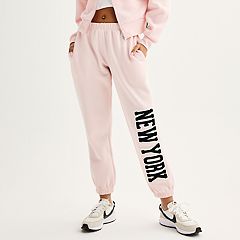 Womens Pink Sweatpants Pants - Bottoms, Clothing