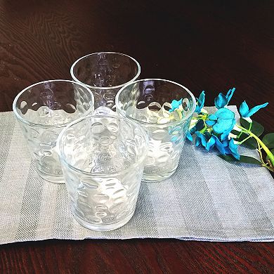 Gibson Home Great Foundations 4-Piece 13 Ounce Double Old Fashioned Glass Set