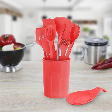MegaChef Pro Silicone Cooking Utensils, Set of 12
