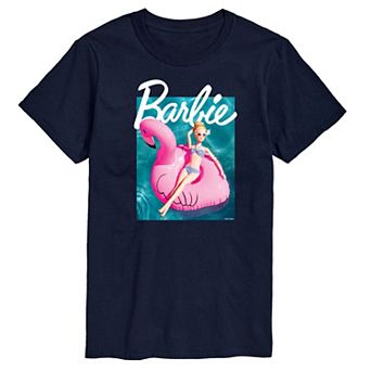 Men's Barbie® Pool Flamingo Graphic Tee