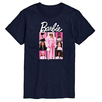 Men's Barbie® Pink Grid Graphic Tee
