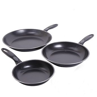 Gibson Home Aventura 3 pc Frying Pan Set