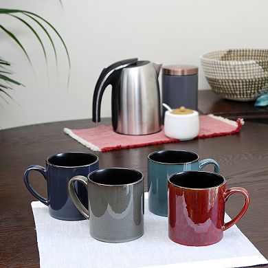 Gibson Everyday City Loft 20 oz. Mug Set, Set of 4