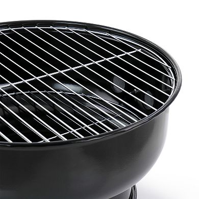 Gibson Home Fireblue Portable 14 Inch BBQ Grill