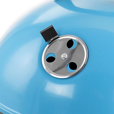 Gibson Home Fireblue Portable 14 Inch BBQ Grill