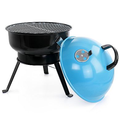 Gibson Home Fireblue Portable 14 Inch BBQ Grill
