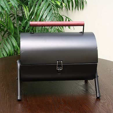 Gibson Home Delwin Carbon Steel Barrel BBQ