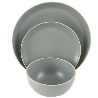 Gibson Home Rockaway 12 pc Stoneware Dinnerware Set
