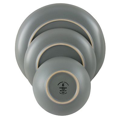Gibson Home Rockaway 12 Piece Stoneware Dinnerware Set