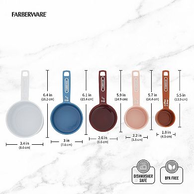 Farberware Classic 5-Piece Measuring Cups and Coffee Scoop Set