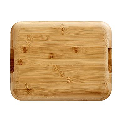 Farberware Build-a-Board 11" x 14" Bamboo Charcuterie Board with Locking Lid