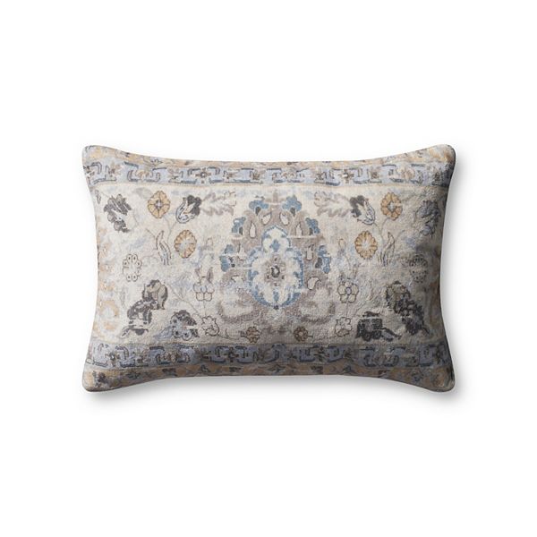 Loloi x Sonoma Goods For Life® Super Soft Scandnavian Print Rectangular Throw Pillow - Neutral