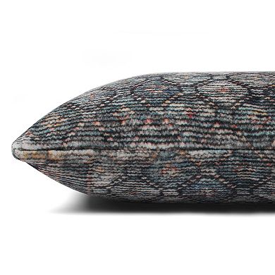 Loloi x Sonoma Goods For Life Super Soft Diamond Geo Rectangular Throw Pillow
