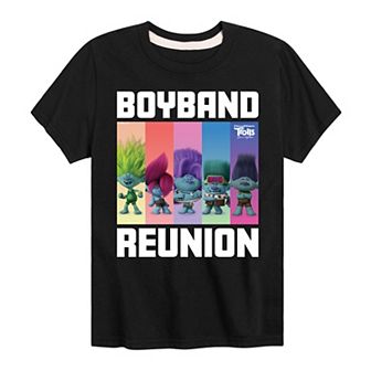 Boys 8-20 DreamWorks Trolls Movie Boy Band Reunion Graphic Tee