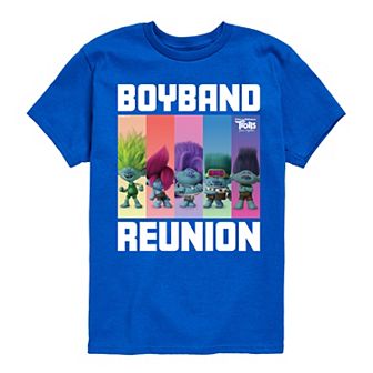 Boys 8-20 DreamWorks Trolls Movie Boy Band Reunion Graphic Tee