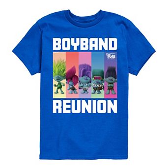 Boys 8-20 DreamWorks Trolls Movie Boy Band Reunion Graphic Tee