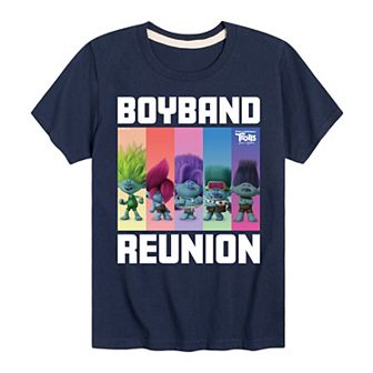 Boys 8-20 DreamWorks Trolls Movie Boy Band Reunion Graphic Tee