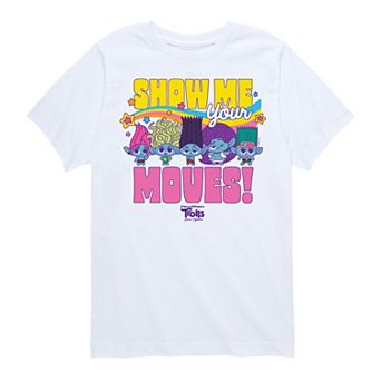 Boys 8-20 DreamWorks Trolls Movie Show Me Your Moves Graphic Tee