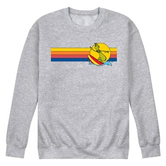 Men's Dr. Seuss The Grinch Surf Retro Fleece Sweatshirt