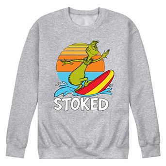 Men's Dr. Seuss The Grinch Stoked Fleece Sweatshirt