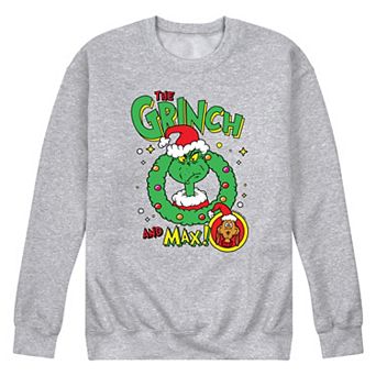 Men's Dr. Seuss The Grinch Grinch and Max Fleece Sweatshirt