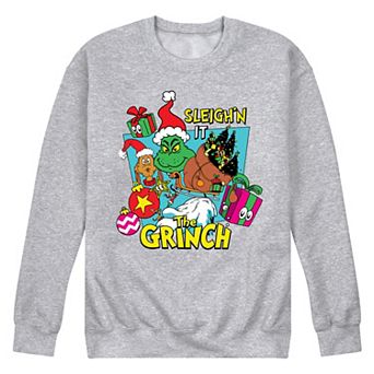 Men's Dr. Seuss The Grinch Sleigh'n It Fleece Sweatshirt