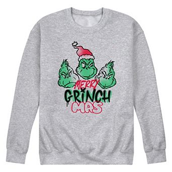 Men's Dr. Seuss The Grinch Merry Grinchmas Fleece Sweatshirt