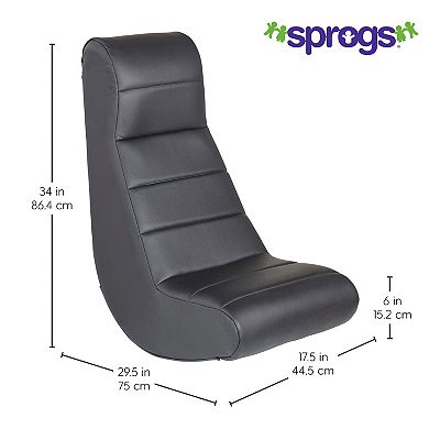 Sprogs Soft Cushioned Floor Rocker Gaming Chair