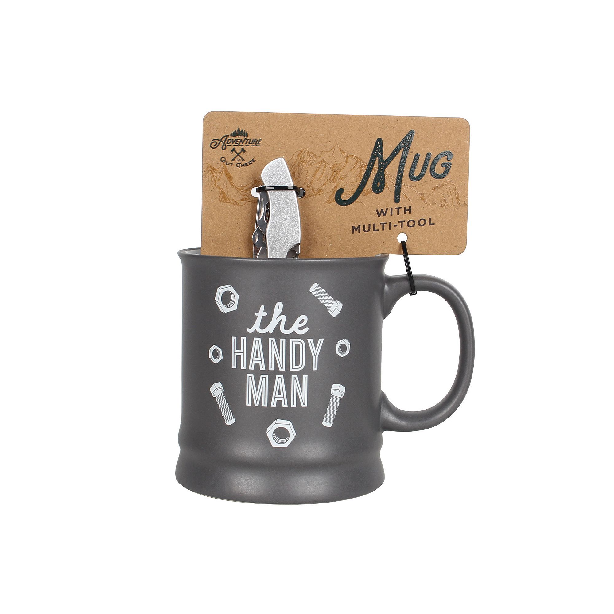 Adventure Mug & Multi-Tool, Grey