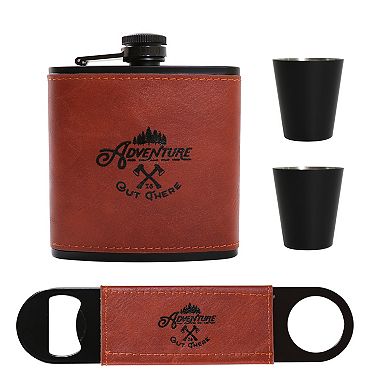 Adventure Deluxe Flask Gift Set